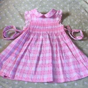 Smocked pink dress dress 2t